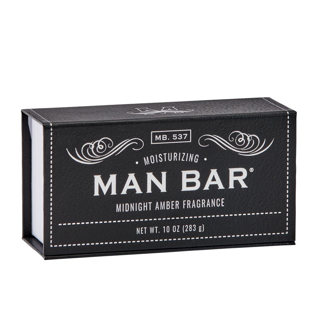 Man Bar Deep Moisturising Soap 283g / 10oz - Midnight Amber