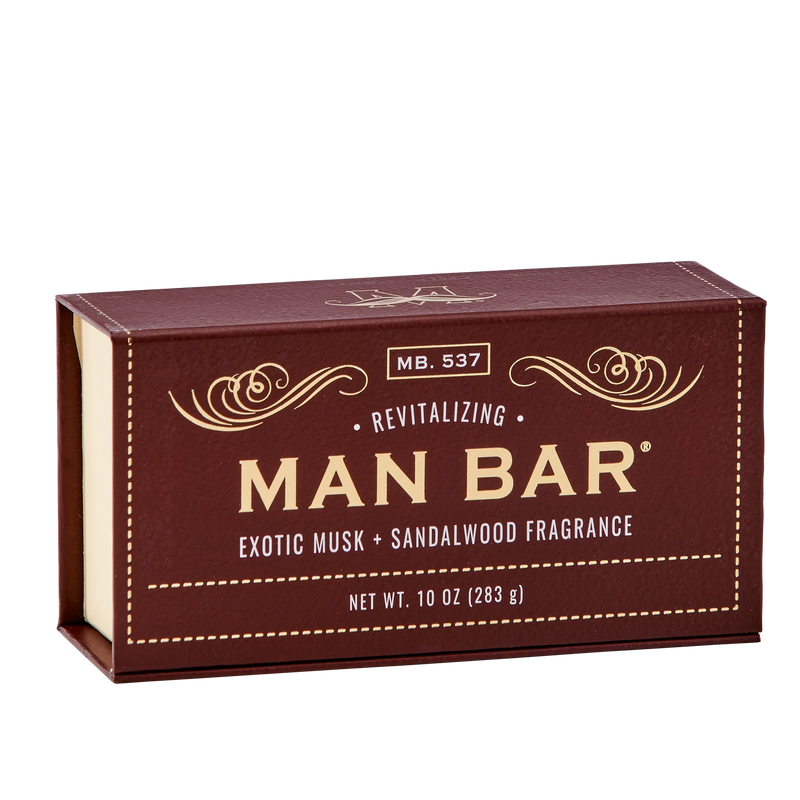 Man Bar Revitalising Soap 10 oz - Exotic Musk & Sandalwood