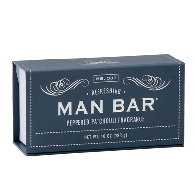 Man Bar Refreshing Soap 10 oz - Peppered Patchouli