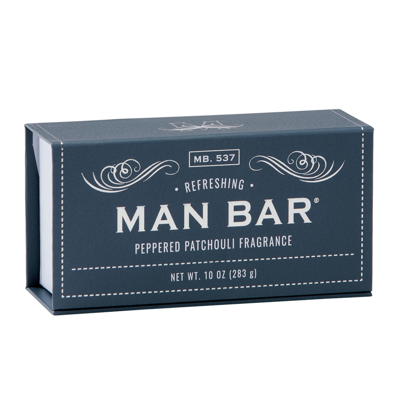 Man Bar Refreshing Soap 10 oz - Peppered Patchouli