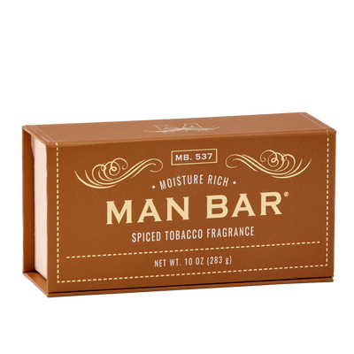 Man Bar Moisture Rich Soap 10 oz - Spiced Tobacco