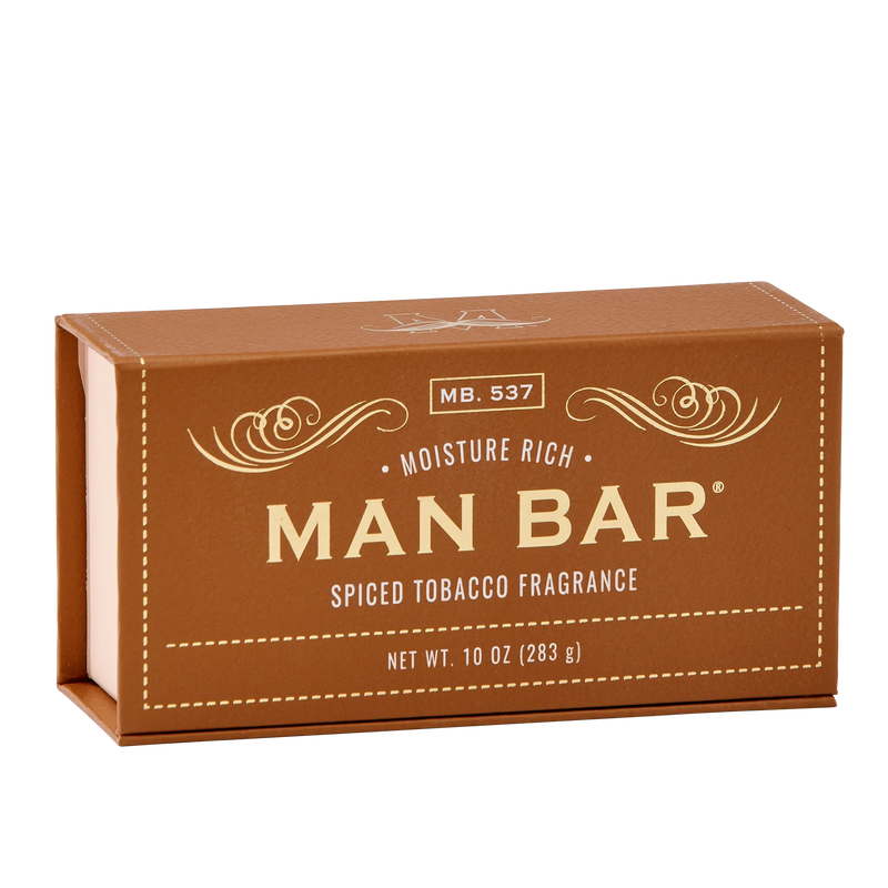 Man Bar Moisture Rich Soap 10 oz - Spiced Tobacco