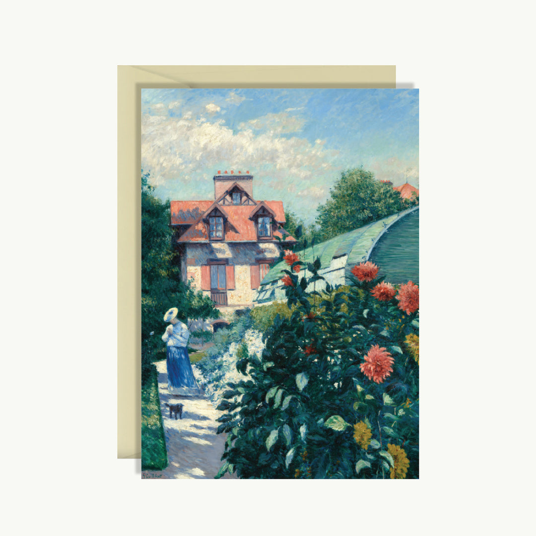Greeting Card - Masterpiece house and garden
