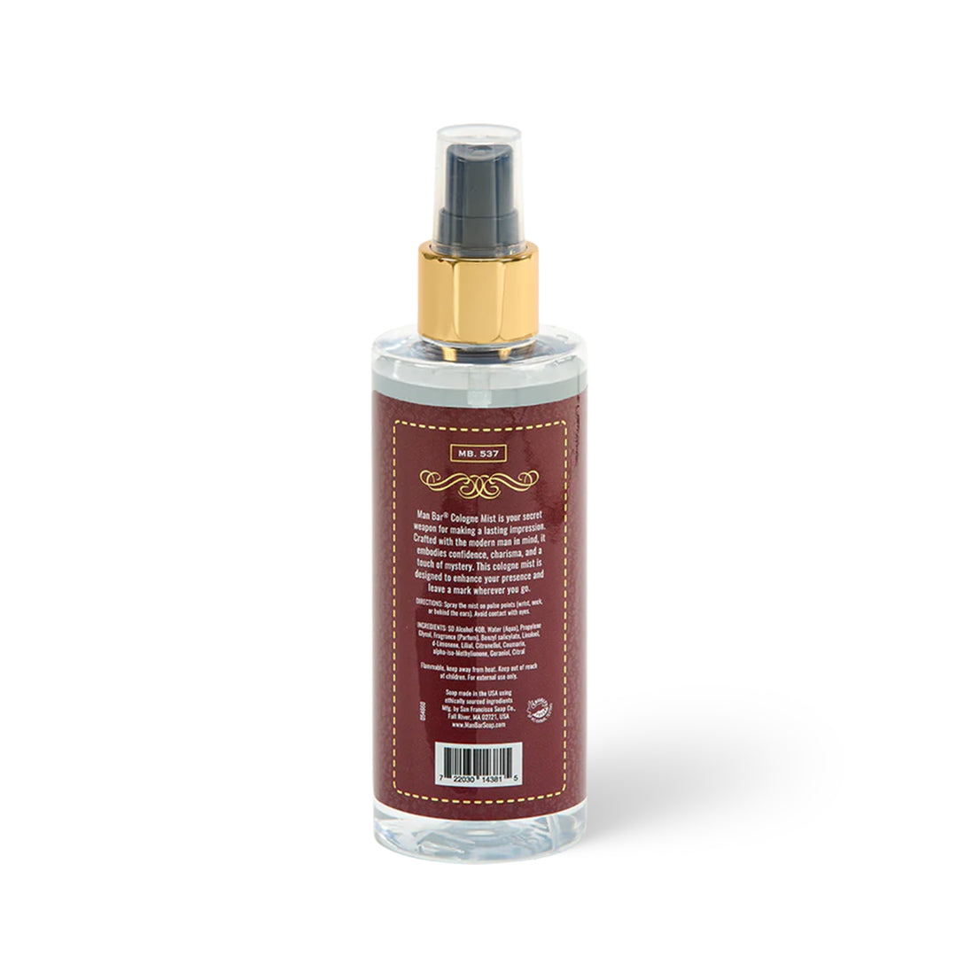 Man Bar Cologne Mist 177ml / 6oz - Exotic Musk & Sandalwood