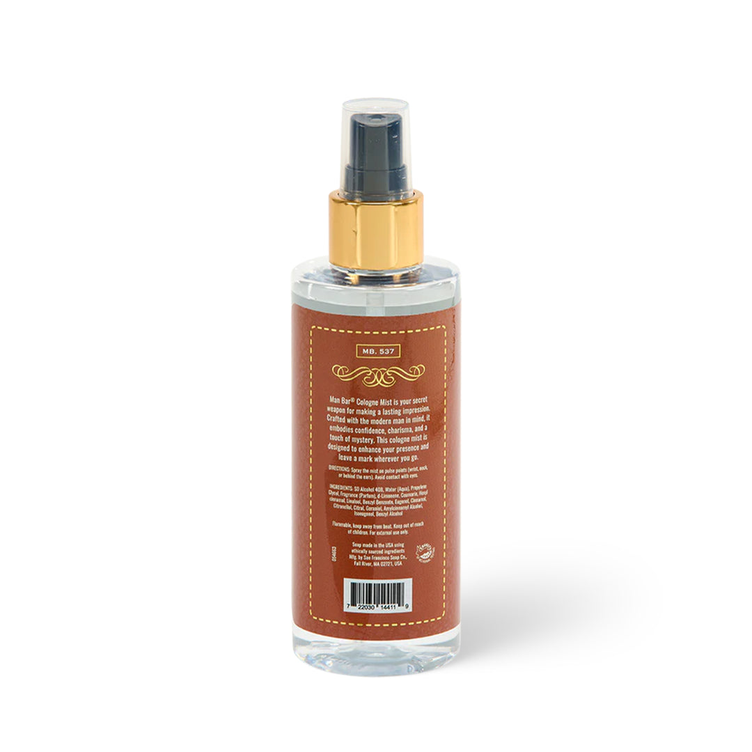 Man Bar Cologne Mist 177ml / 6oz - Spiced Tobacco
