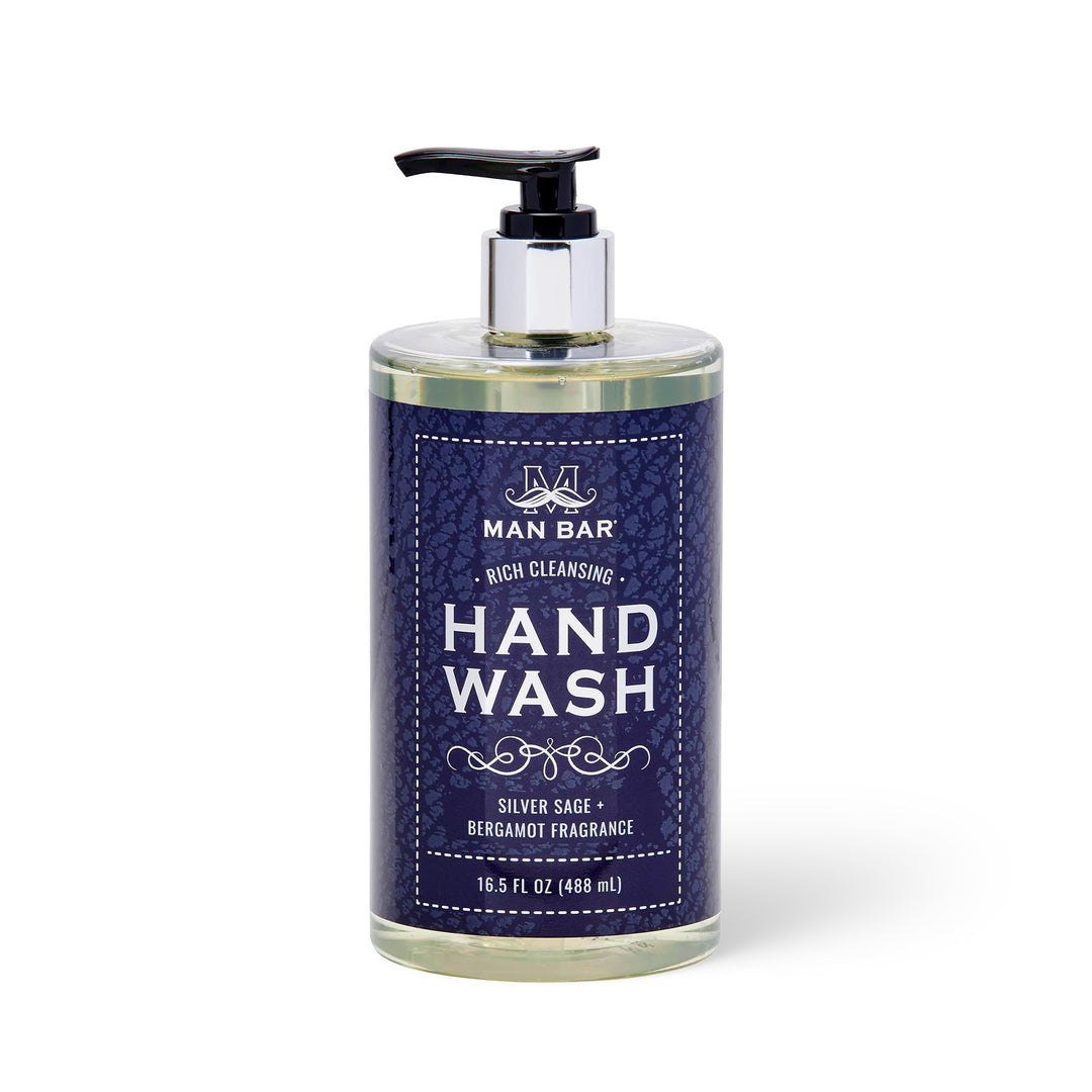 Man Bar Hand Wash 488ml / 16.5oz - Silver Sage & Bergamot