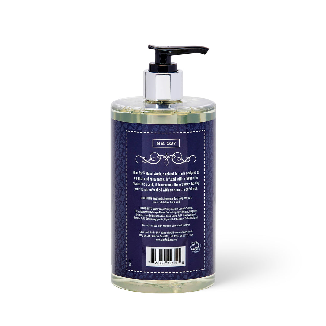 Man Bar Hand Wash 488ml / 16.5oz - Silver Sage & Bergamot