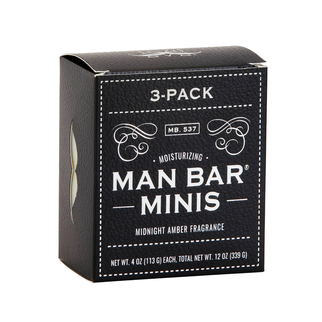 Man Bar Mini 3-Pack 113g / 4oz - Midnight Amber