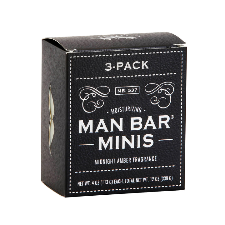 Man Bar Mini 3-Pack 113g / 4oz - Midnight Amber