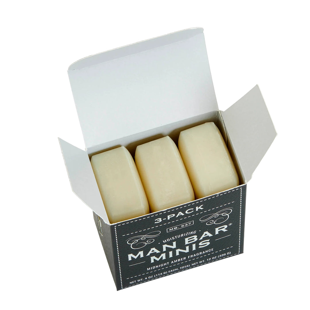 Man Bar Mini 3-Pack 113g / 4oz - Midnight Amber