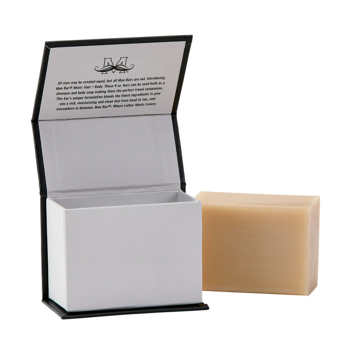 Man Bar Mini Hair & Body 113g / 4oz - Ebony Wood & Coffee