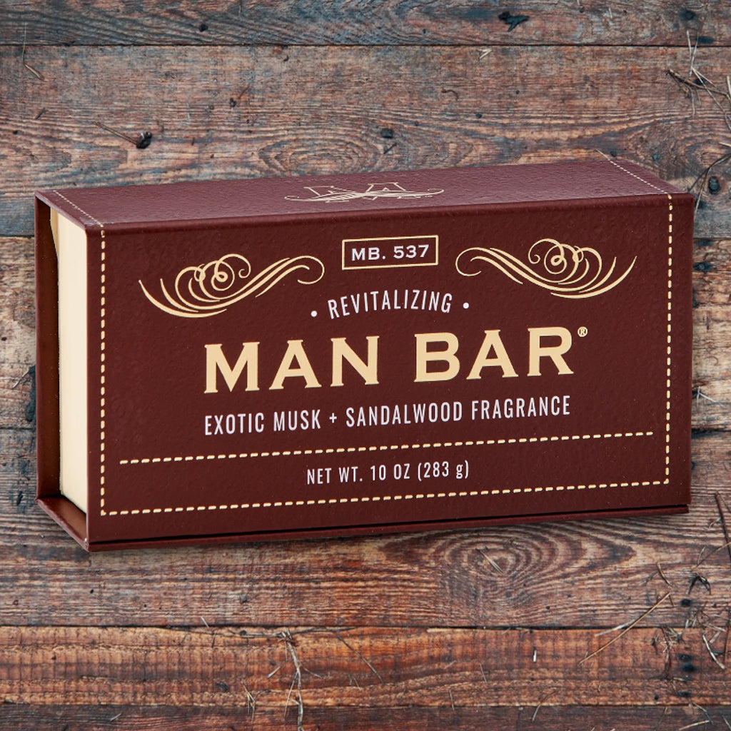 Man Bar Revitalising Soap 10 oz - Exotic Musk & Sandalwood