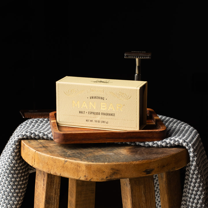 Man Bar Awakening Soap 283g / 10oz - Malt & Espresso