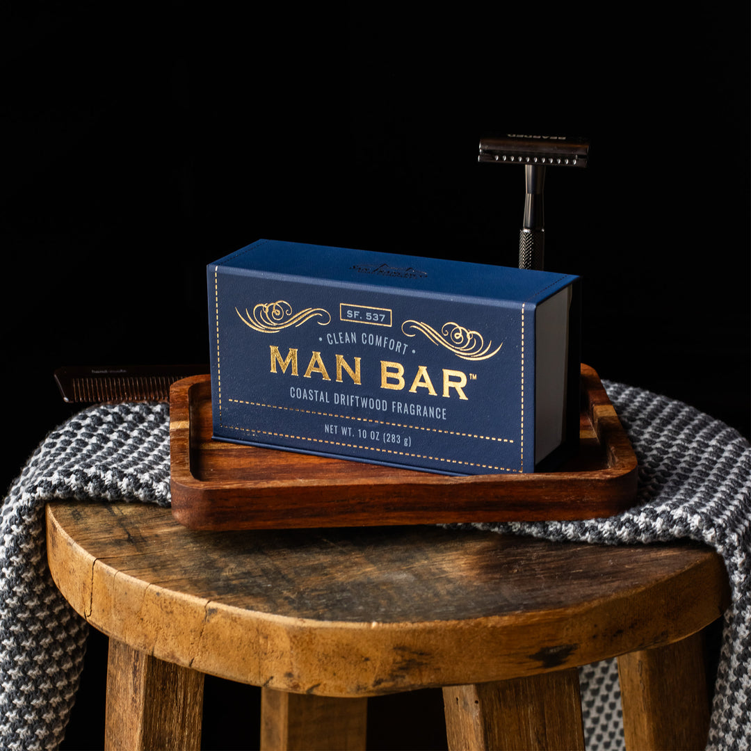 Man Bar Clean Comfort Soap 283g / 10oz - Coastal Driftwood