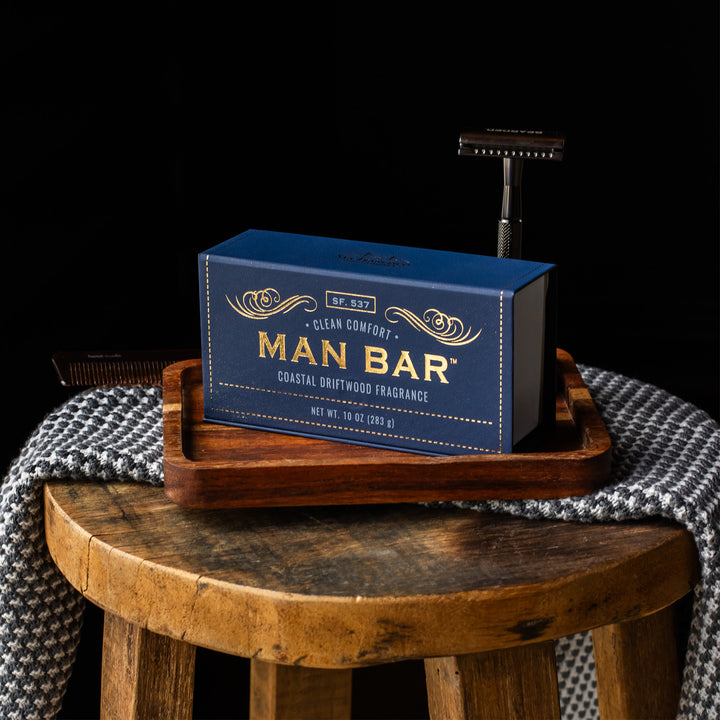 Man Bar Clean Comfort Soap 283g / 10oz - Coastal Driftwood
