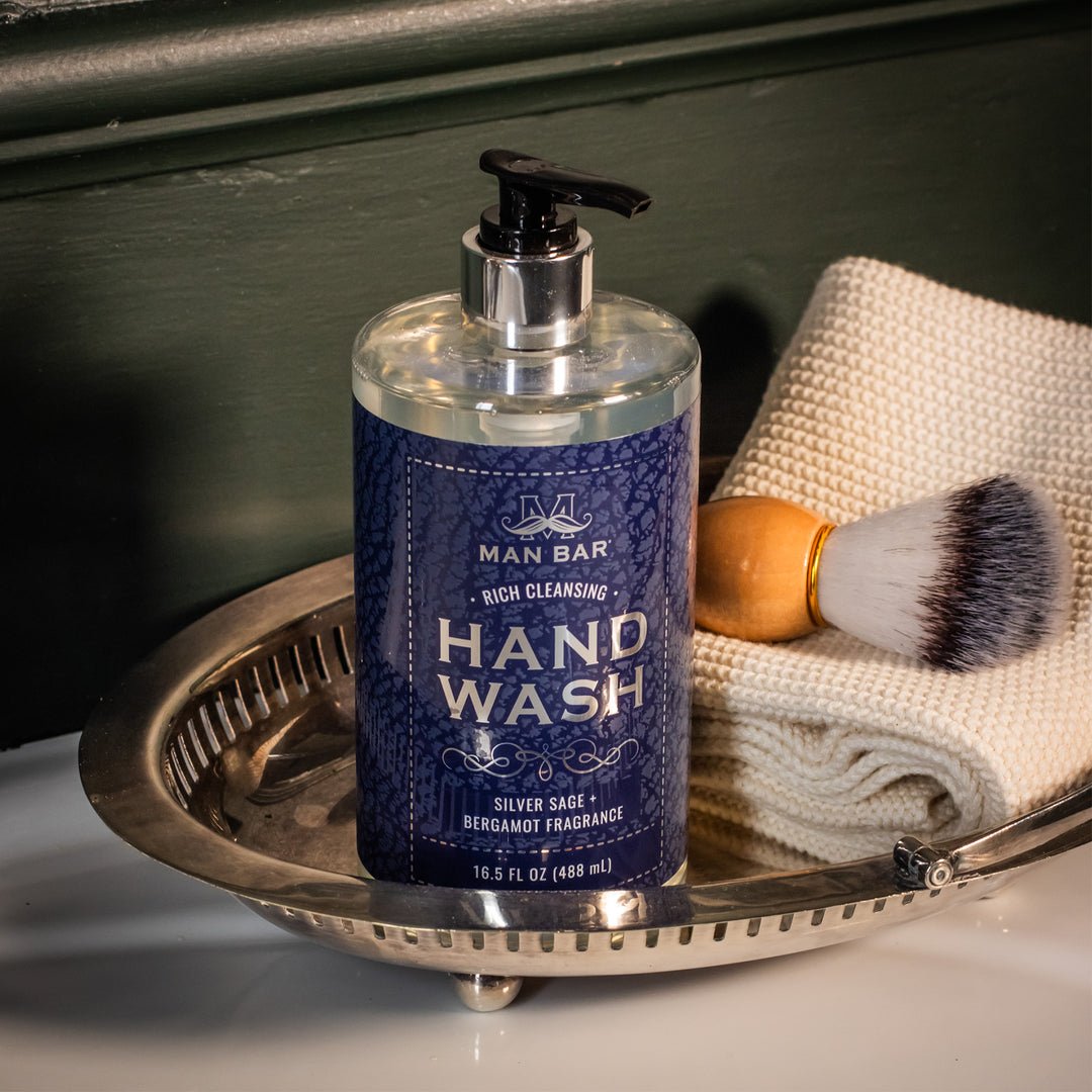 Man Bar Hand Wash 488ml / 16.5oz - Silver Sage & Bergamot