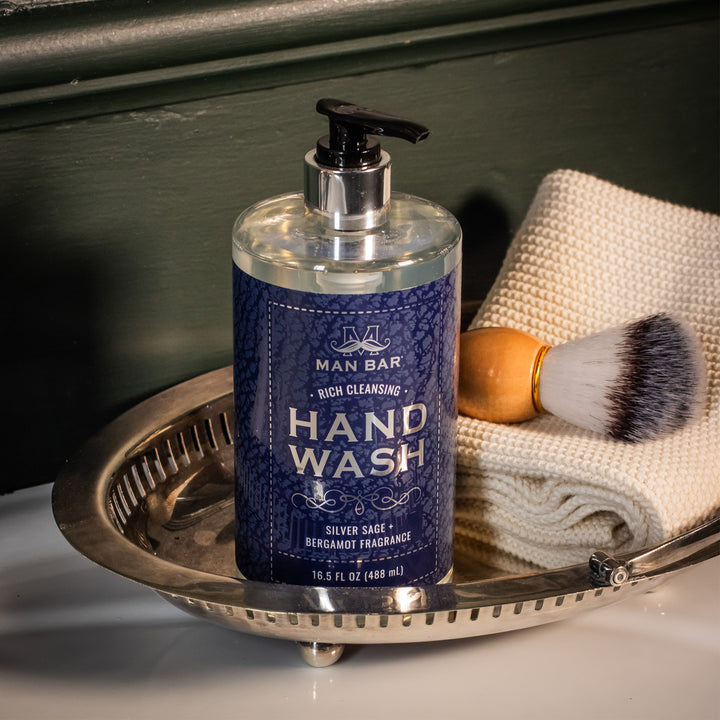 Man Bar Hand Wash 488ml / 16.5oz - Silver Sage & Bergamot