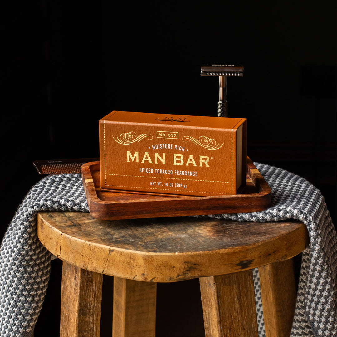 Man Bar Moisture Rich Soap 283g / 10oz - Spiced Tobacco