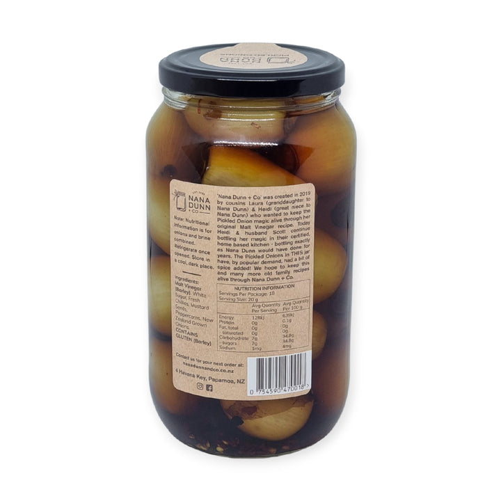 Nana Dunn and Co - Pickled Onions - Chilli (1kg)