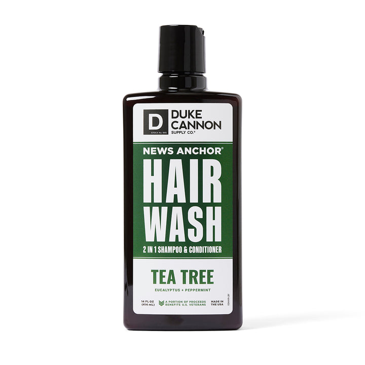 Duke Cannon News Anchor 2-in-1 Hair Wash - Tea Tree