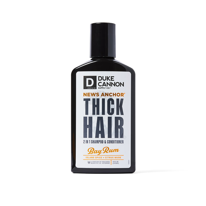 Duke Cannon News Anchor 2-in-1 Hair Wash Travel Size  - Bay Rum