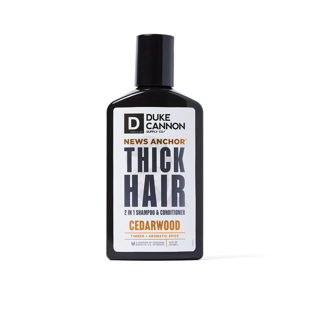 Duke Cannon News Anchor 2-in-1 Hair Wash Travel Size  - Cedarwood
