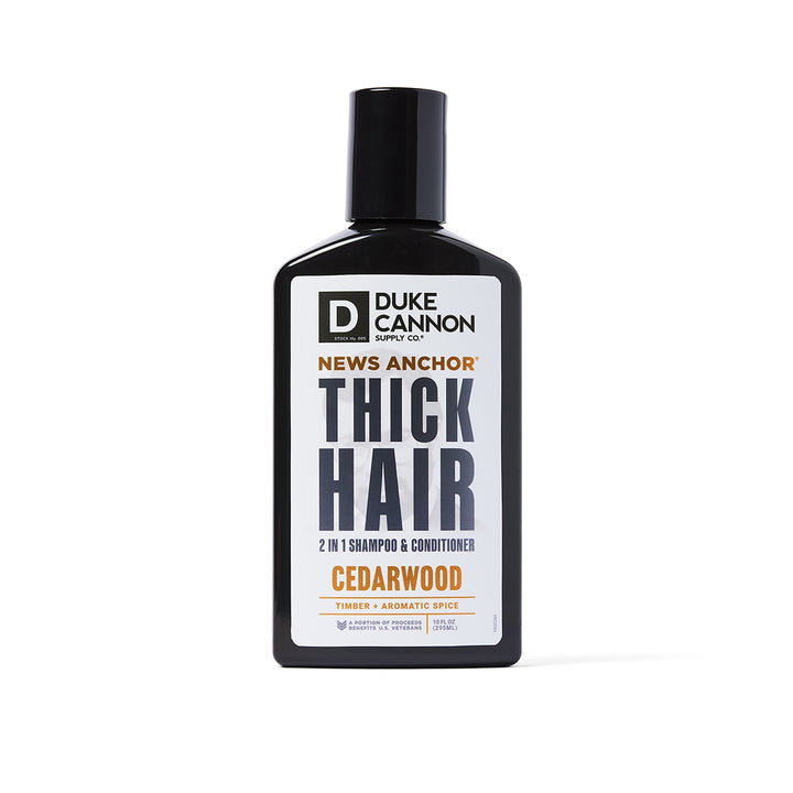 Duke Cannon News Anchor 2-in-1 Hair Wash Travel Size  - Cedarwood