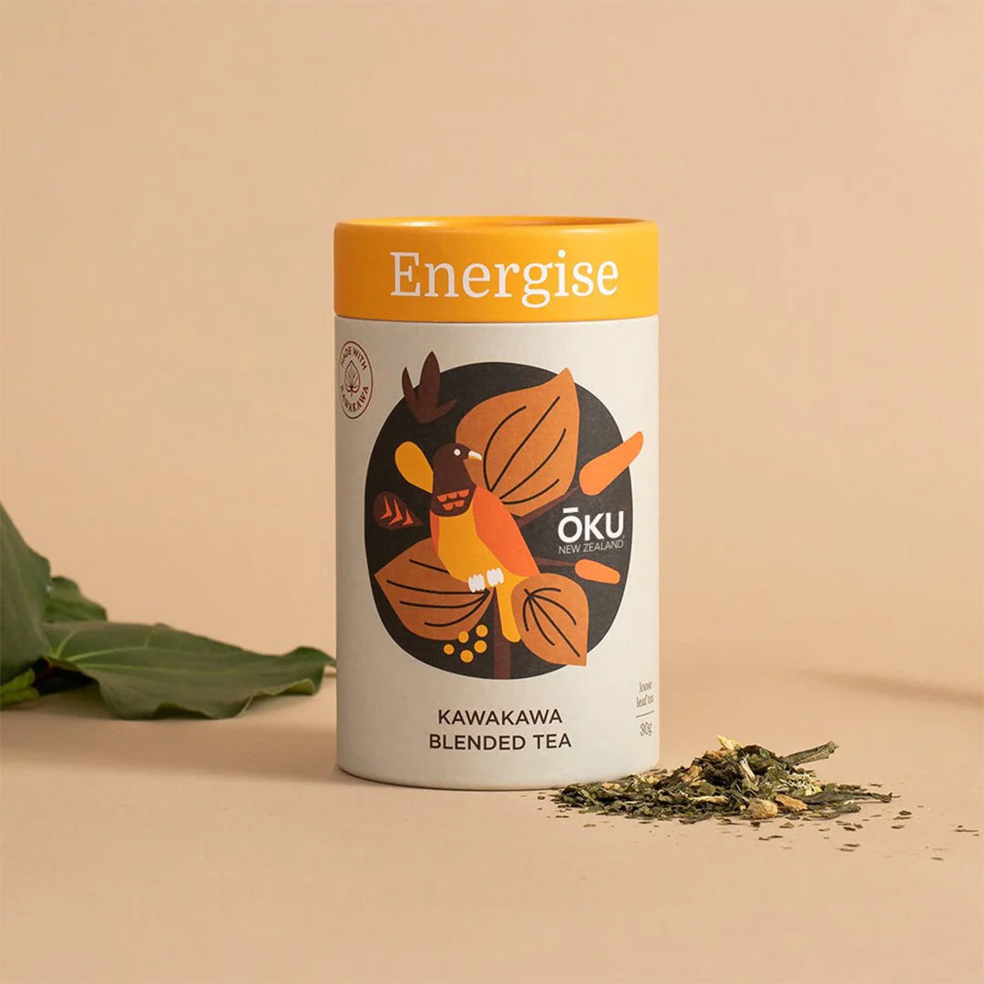 Oku Loose Leaf Blended Tea - Energise - Kawakawa (30g)