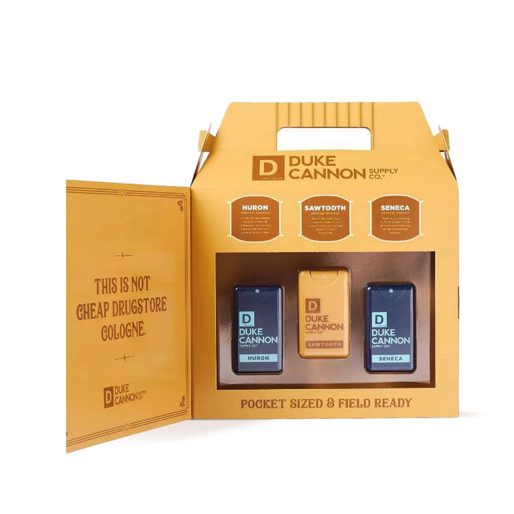 Duke Cannon Travel Ration Proper Cologne Three Pack