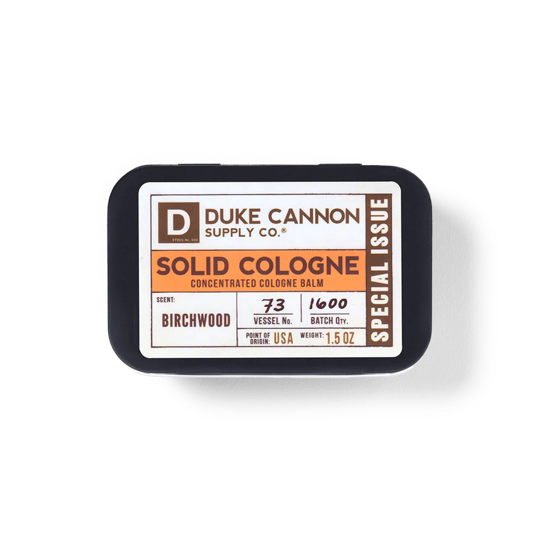 Duke Cannon Solid Cologne - Birchwood