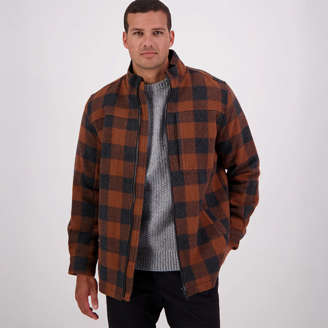 【極美品✨】todayful heavy wool jacket Swanndri Hudson Wool Jacket - Shadow/Rust Check – Blackwell & Sons