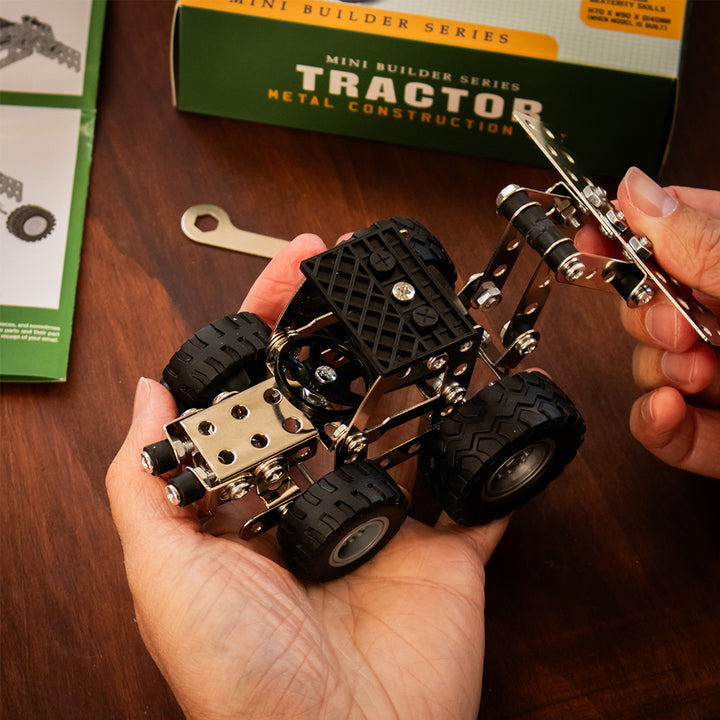Tractor Mini Builder Metal Construction Set