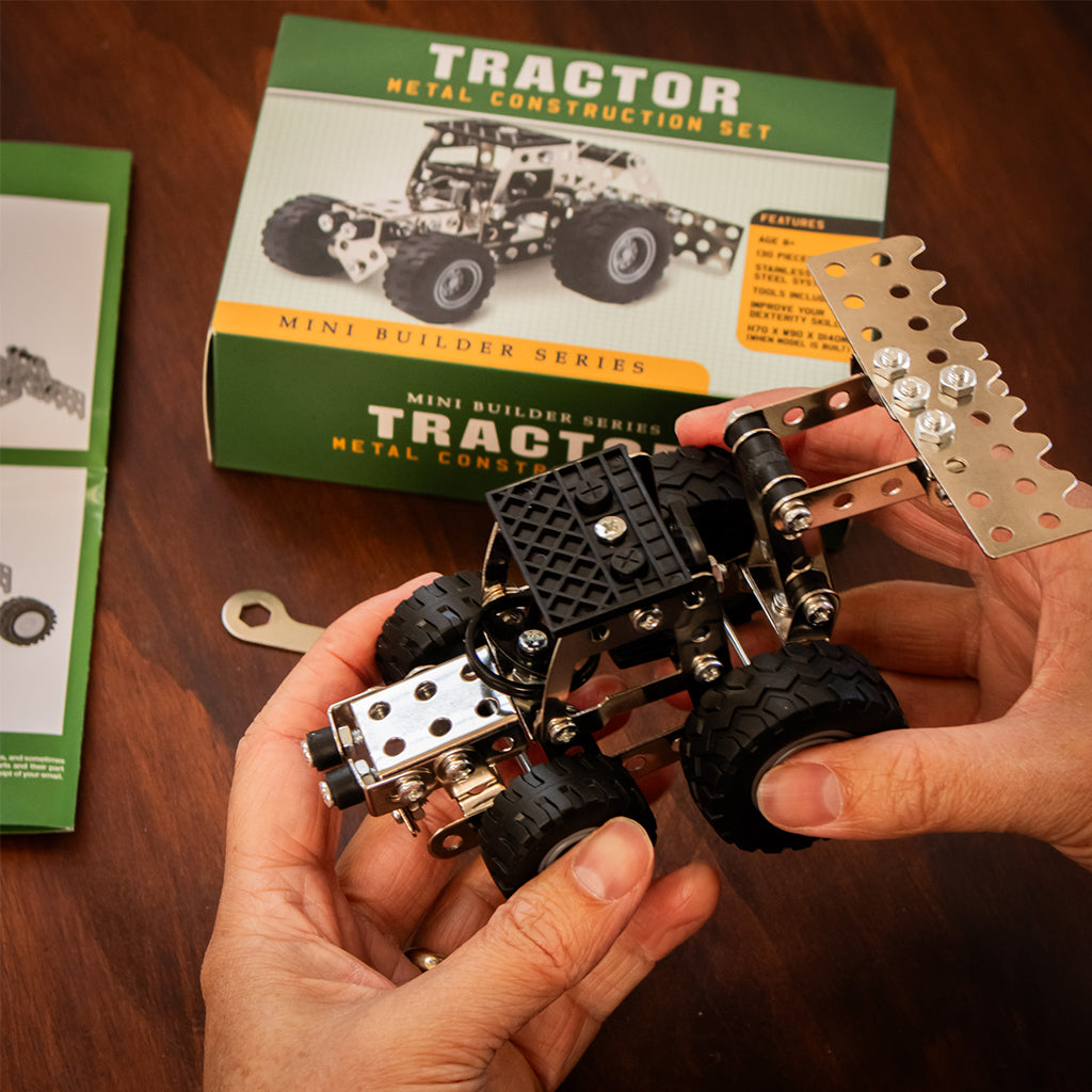 Tractor Mini Builder Metal Construction Set