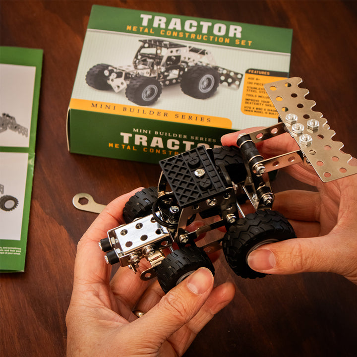 Tractor Mini Builder Metal Construction Set