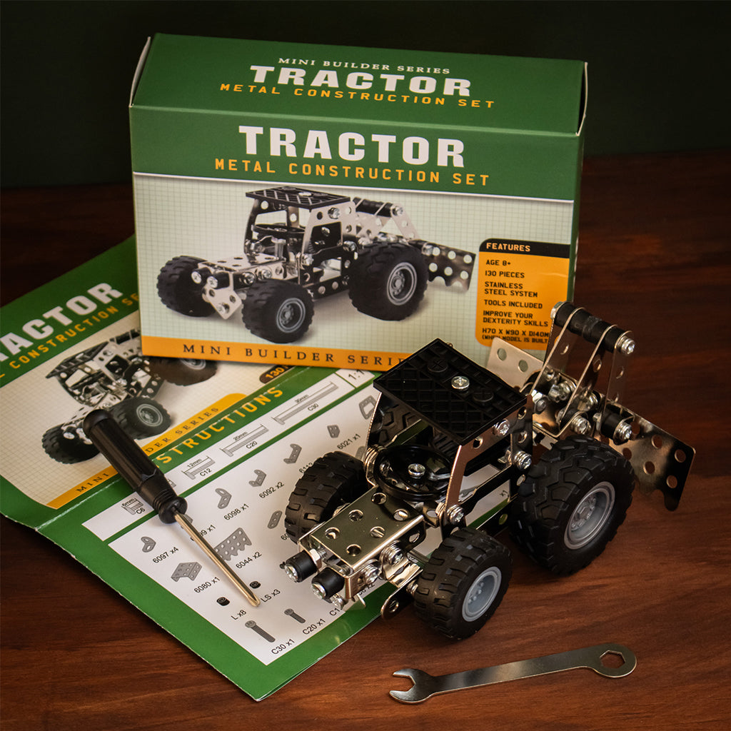 Tractor Mini Builder Metal Construction Set