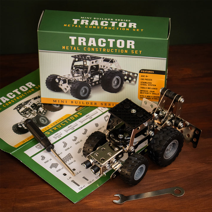 Tractor Mini Builder Metal Construction Set