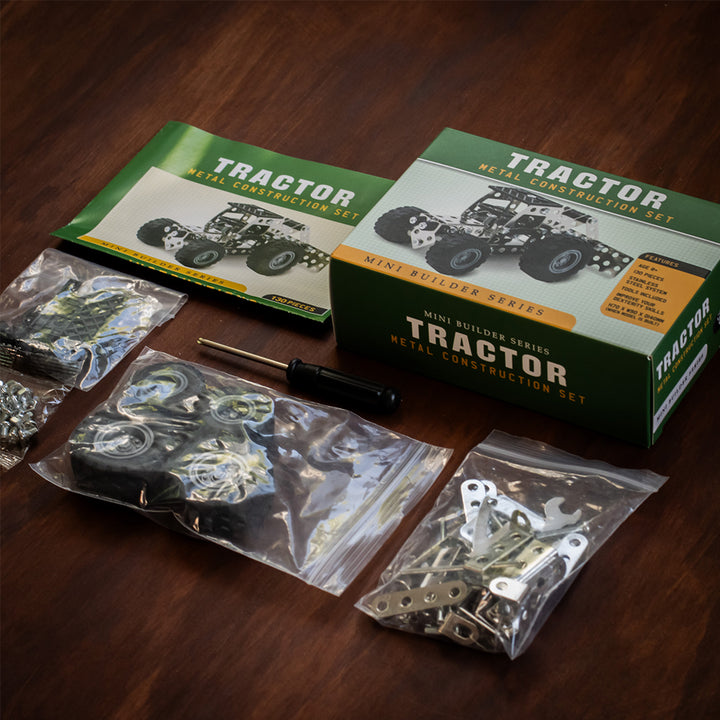 Tractor Mini Builder Metal Construction Set