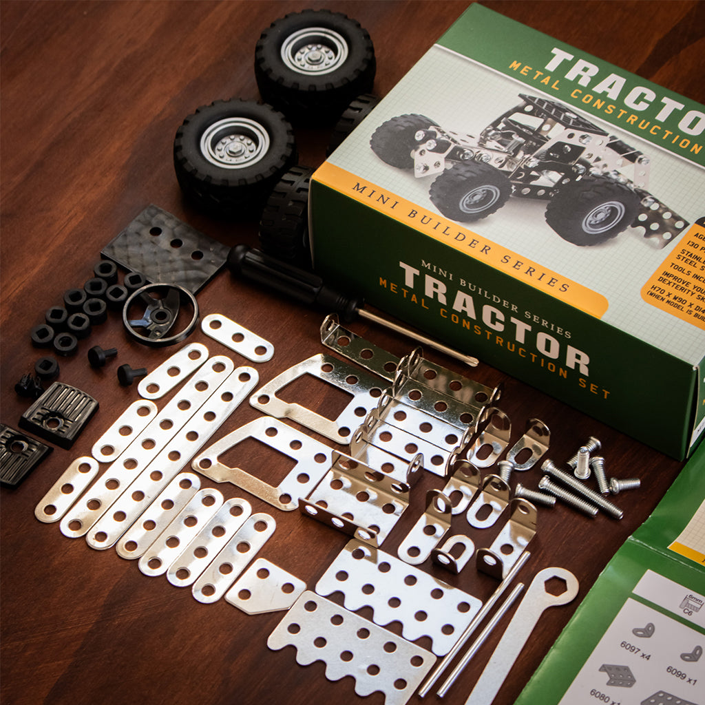 Tractor Mini Builder Metal Construction Set