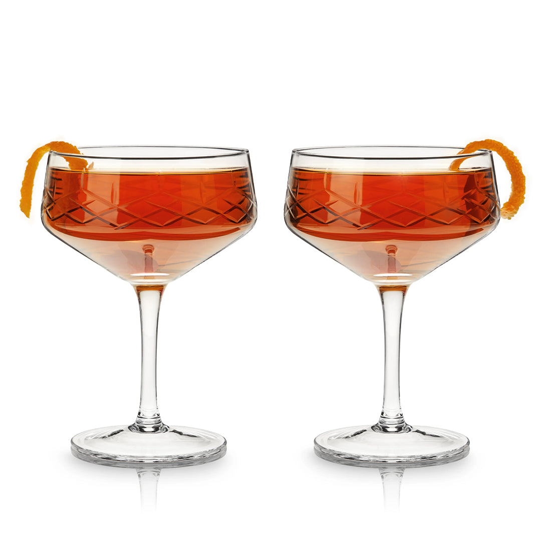 Viski Admiral Coupe Glasses - Set of 2