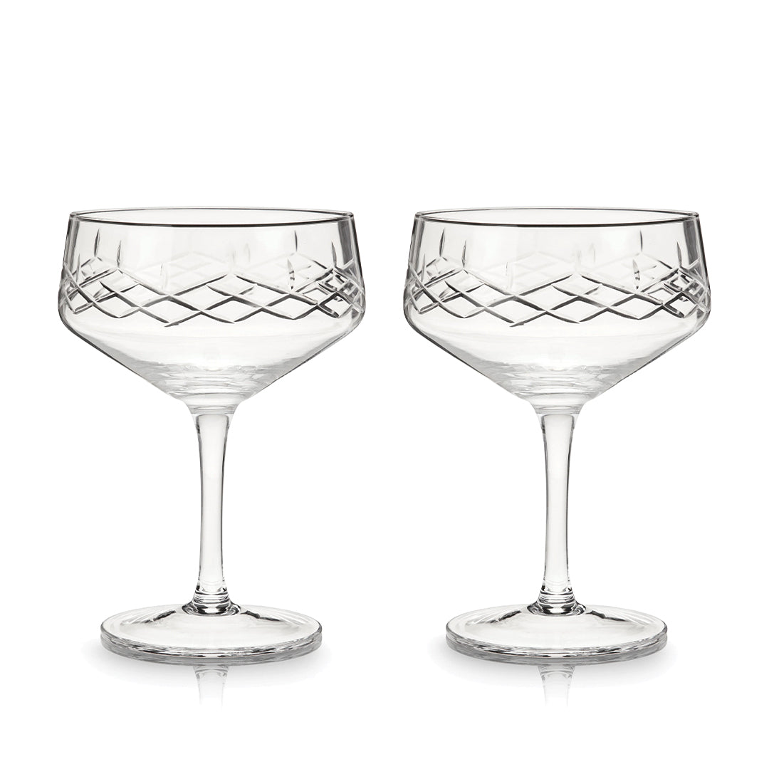 Viski Admiral Coupe Glasses - Set of 2