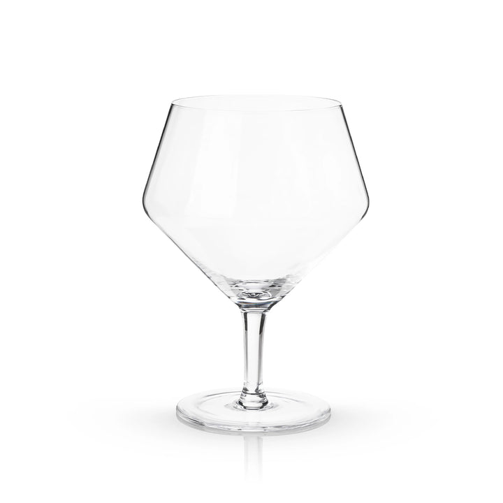 Viski Angled Crystal Gin & Tonic Glasses - Set of 2