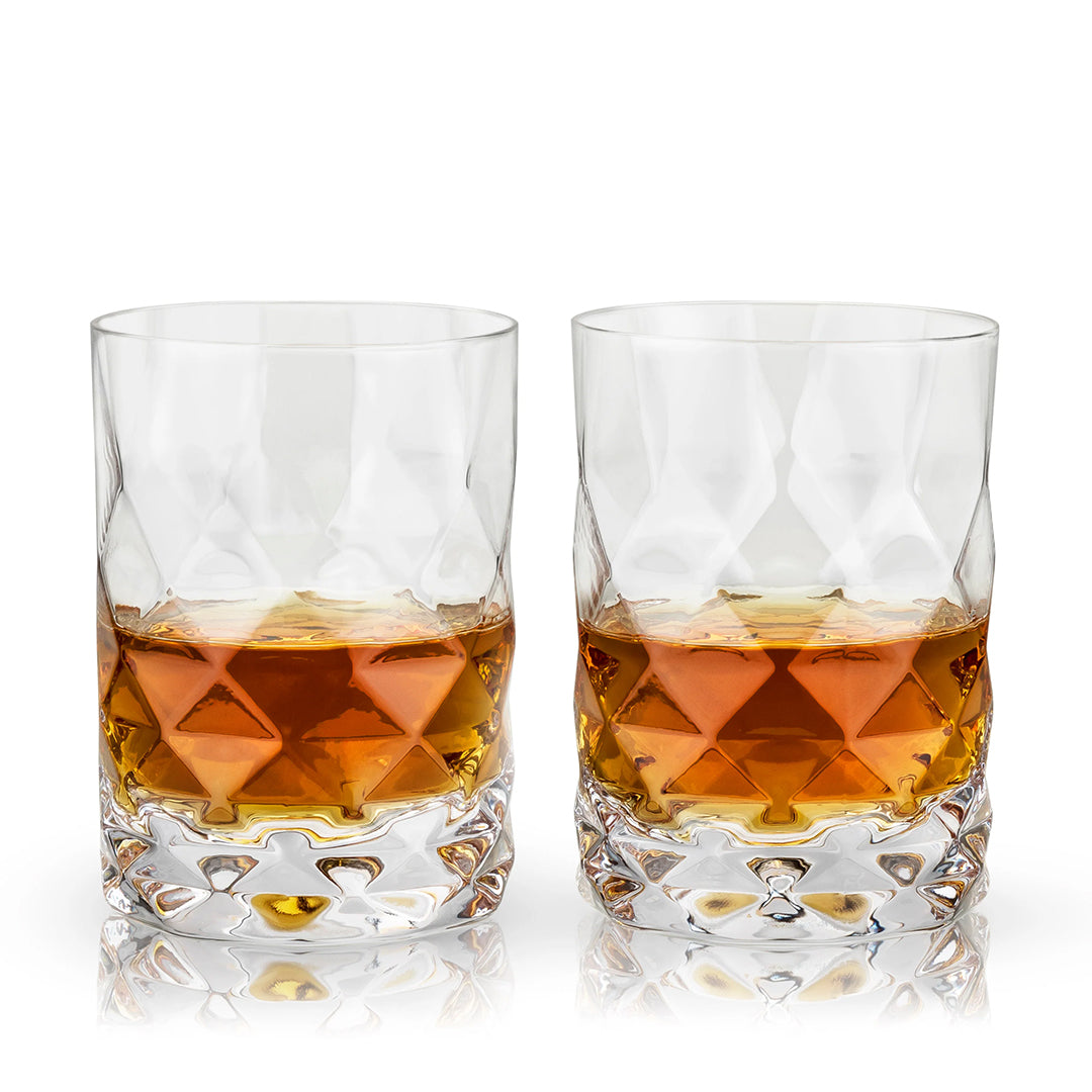 Viski Gem Crystal Tumblers - Set of 2