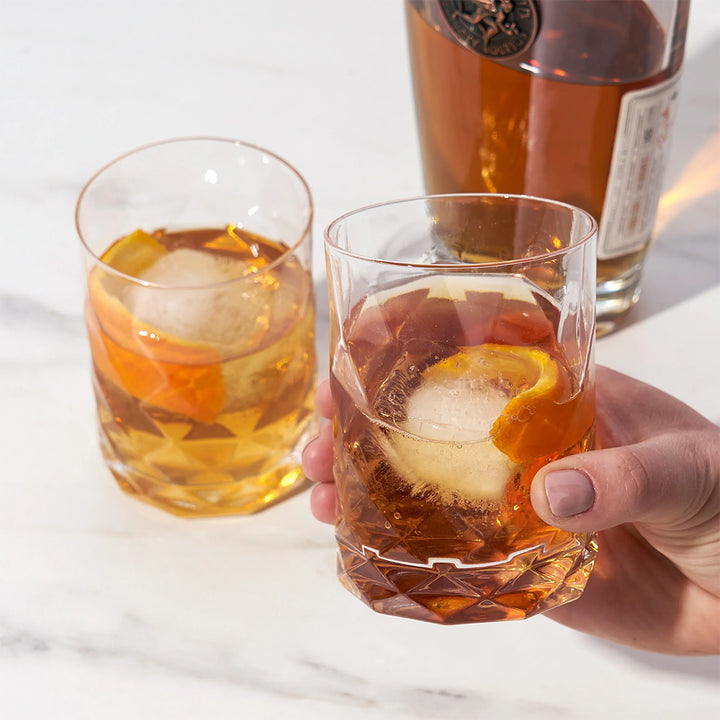 Viski Gem Crystal Tumblers - Set of 2