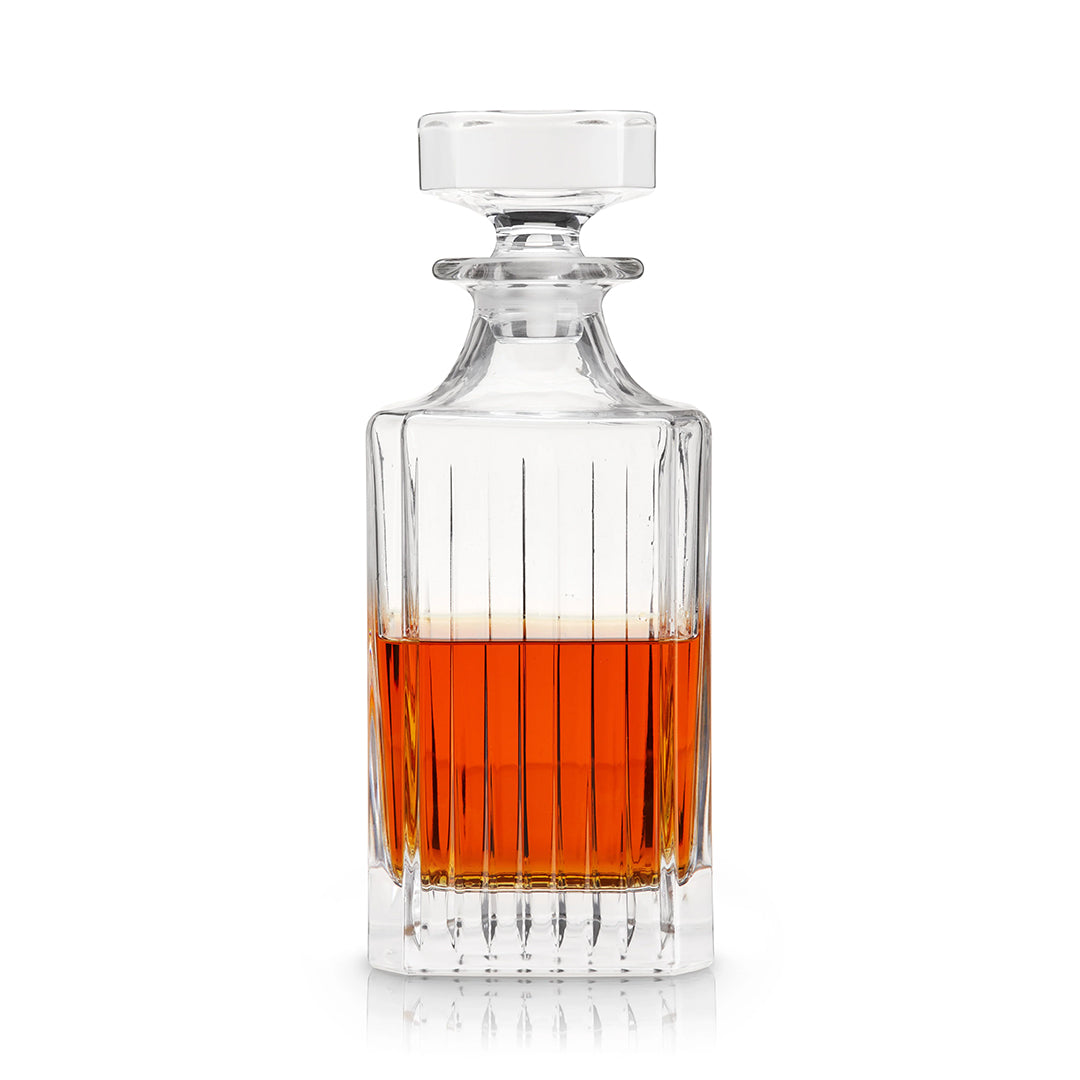 Viski Reserve Milo Crystal Liquor Decanter