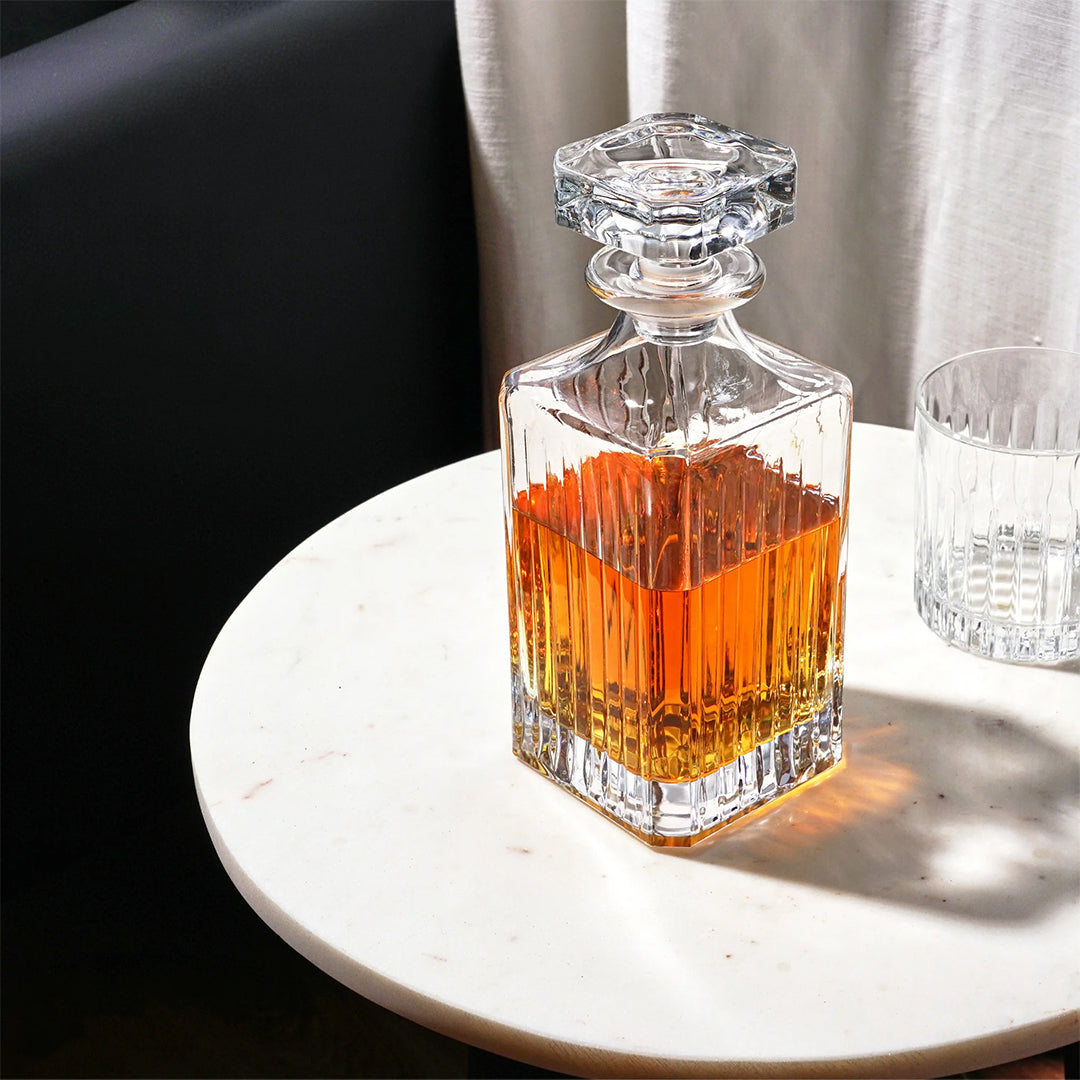 Viski Reserve Milo Crystal Liquor Decanter