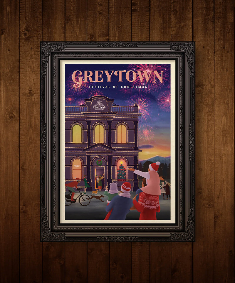 Limited Edition Art Prints: GREYTOWN FESTIVAL OF CHRISTMAS - Blackwell Press Exclusive