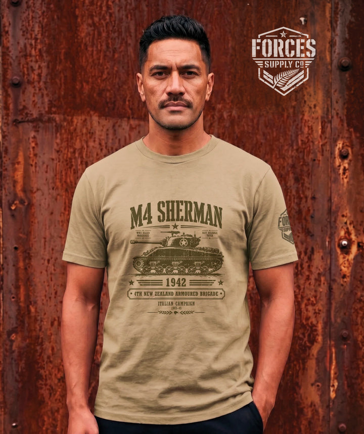M4 Sherman Tee Shirt - Khaki