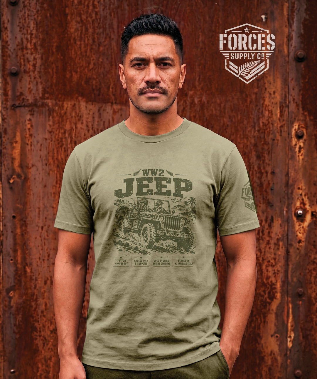 WW2 Jeep Tee Shirt