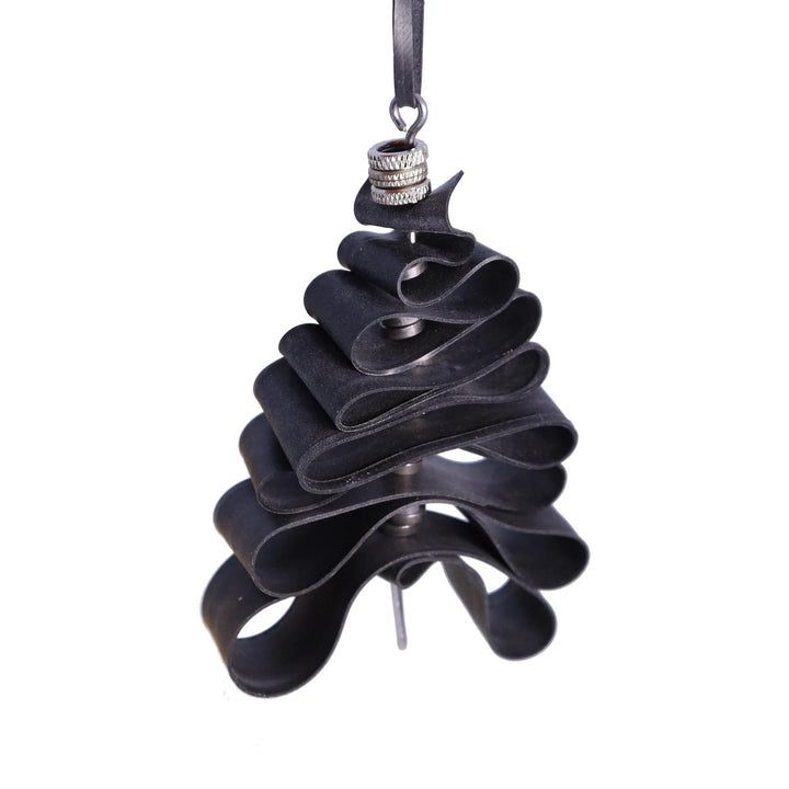 Up-Cycled Innertube Christmas Tree Decoration