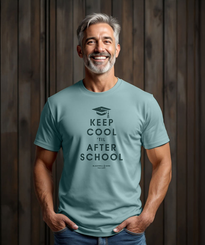 Keep Cool Til After School Tee Shirt - Mineral